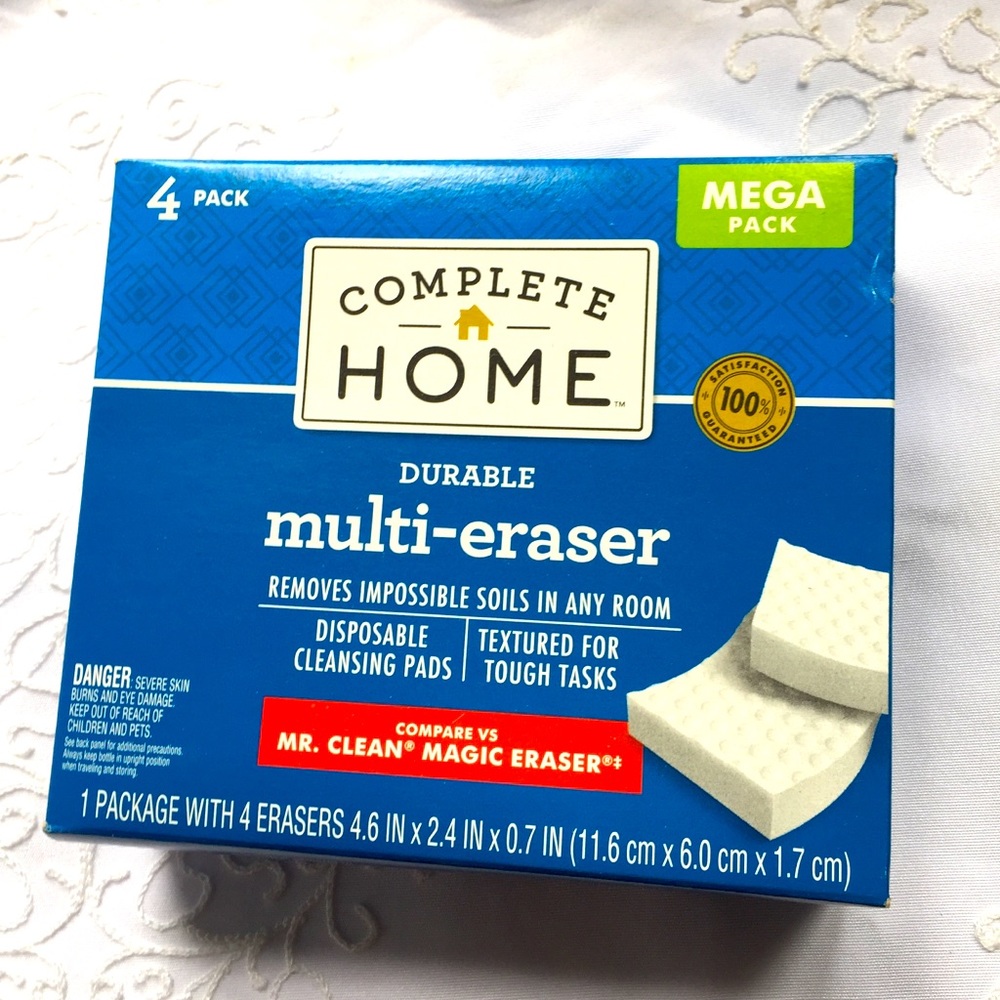 Complete Home brand multi-eraser 4 piece Megapack